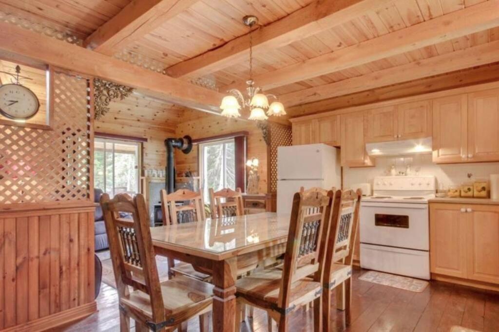 Chalet Riviere - Bord De Riviere - Romantique Saint-Alexis-des-Monts Exterior photo