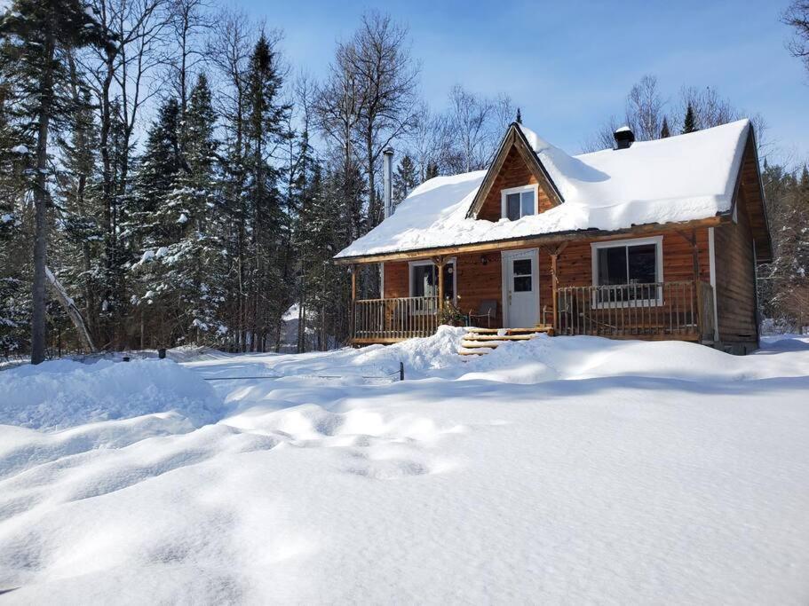 Chalet Riviere - Bord De Riviere - Romantique Saint-Alexis-des-Monts Exterior photo