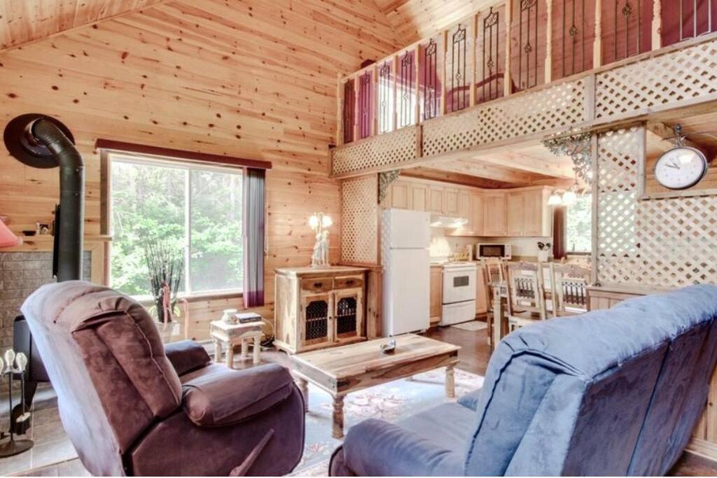Chalet Riviere - Bord De Riviere - Romantique Saint-Alexis-des-Monts Exterior photo